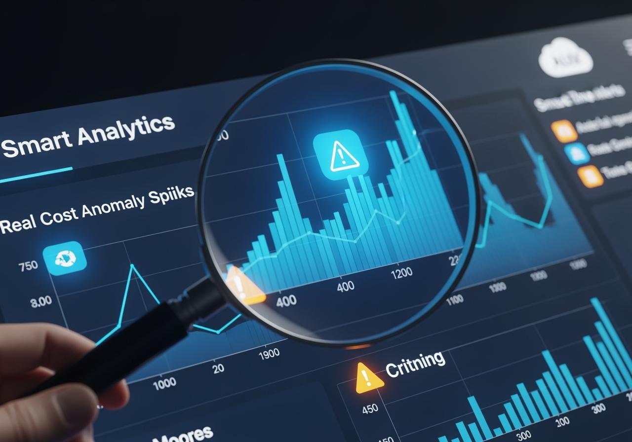 CoreFinOps visualization of AWS anomaly detection automation with compliance evidence