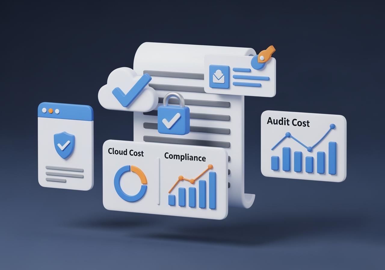 CoreFinOps visualization of FinOps audit readiness automation with compliance evidence