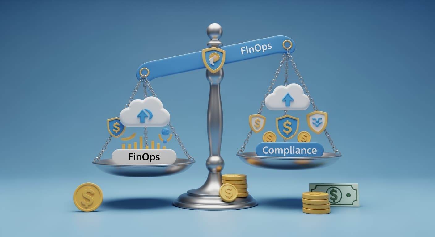 CoreFinOps visualization of multi-tenant SaaS FinOps automation with compliance evidence