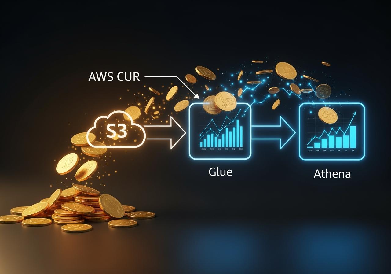 CoreFinOps visualization of AWS CUR analytics automation with compliance evidence