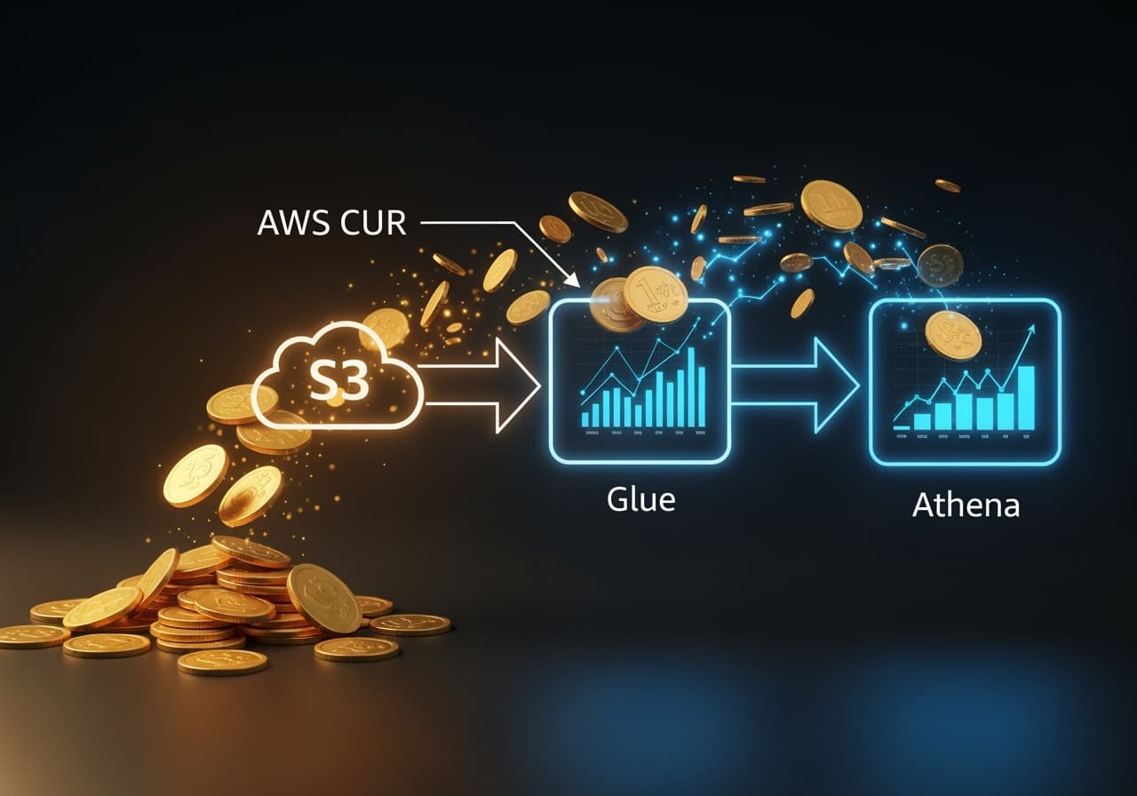 CoreFinOps visualization of AWS CUR analytics automation with compliance evidence